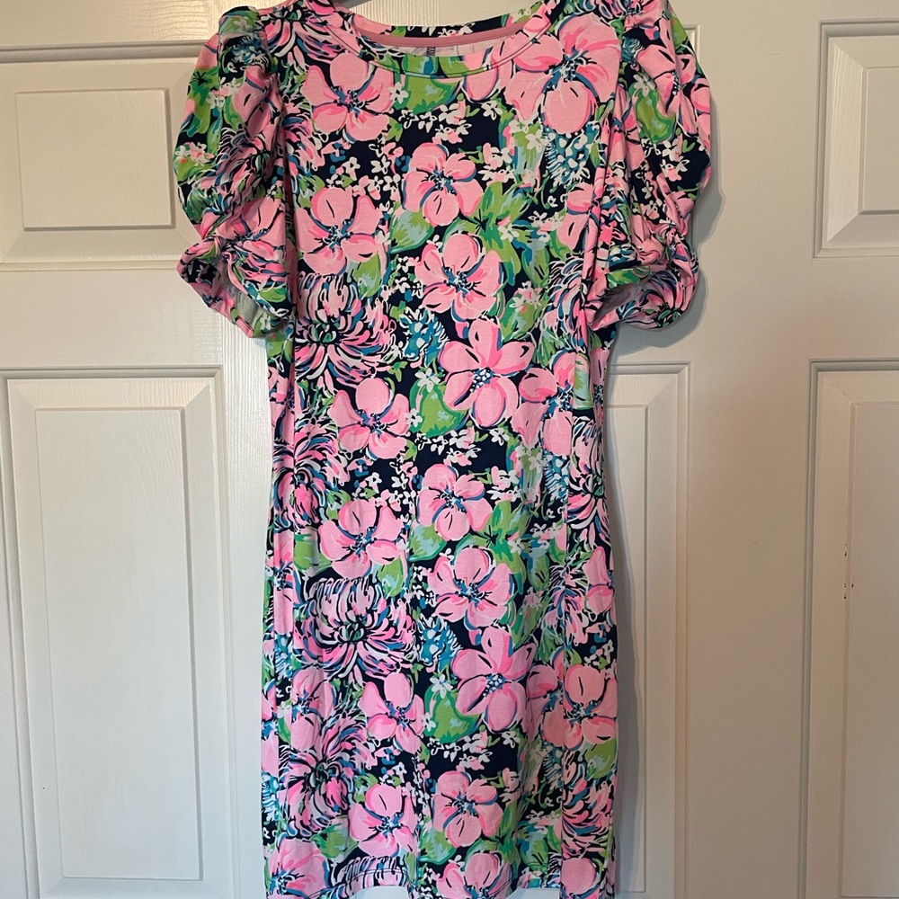 NWOT Lilly Pulitzer Annabelle dress - high tide navy tall order